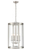 Millennium - 94201-BN - Four Light Pendant - Aydenn - Brushed Nickel