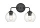 Millennium - 9752-MB - Two Light Vanity - Solmer - Matte Black