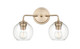 Millennium - 9752-MG - Two Light Vanity - Solmer - Modern Gold