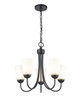 Ivey Lake Five Light Chandelier (9805-MB)