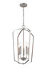 Millennium - 9825-SN - Five Light Chandelier - Ivey Lake - Satin Nickel