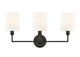 Millennium - 99803-MB - Three Light Vanity - Leena - Matte Black
