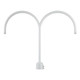 Millennium - RPAD-WH - Two Light Post Adapter - R Series - White