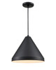 Millennium - RWCC17-SB - One Light Pendant - R Series - Satin Black