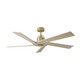 manufacturer_finish:Burnished Brass/Washed White Oak|fan_control:Handheld Remote 6-speed Reverse and Dimmer