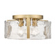 Aenon Three Light Flush Mount (3164-FM BCB-HWG)
