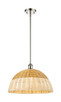 Innovations - 516-1S-PN-NBD2-16-NAT - One Light Mini Pendant - Ballston - Polished Nickel