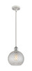 Innovations - 516-1S-WPC-G122C-8CL - One Light Mini Pendant - Ballston - White Polished Chrome