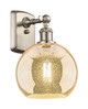 Innovations - 516-1W-SN-G128-8 - One Light Wall Sconce - Ballston - Brushed Satin Nickel