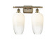 Innovations - 516-2W-AB-G484-7OP - Two Light Bath Vanity - Ballston - Antique Brass