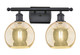 Innovations - 516-2W-BK-G128-8 - Two Light Bath Vanity - Ballston - Matte Black