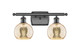 Innovations - 516-2W-OB-G128-6 - Two Light Bath Vanity - Ballston - Oil Rubbed Bronze
