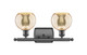 Ballston Two Light Bath Vanity (516-2W-OB-G128-6)