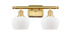 Innovations - 516-2W-SG-G91 - Two Light Bath Vanity - Ballston - Satin Gold