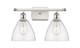 Innovations - 516-2W-WPC-GBD-754 - Two Light Bath Vanity - Ballston - White Polished Chrome