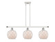 Innovations - 516-3I-WPC-G121-8RW - Three Light Island Pendant - Ballston - White Polished Chrome