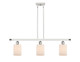 Innovations - 516-3I-WPC-G341-LED - LED Island Pendant - Ballston - White Polished Chrome