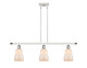 Innovations - 516-3I-WPC-G391 - Three Light Island Pendant - Ballston - White Polished Chrome