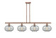 Innovations - 516-4I-AC-G247 - Four Light Island Pendant - Ballston - Antique Copper