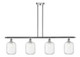 Innovations - 516-4I-PC-G460-7CL - Four Light Island Pendant - Ballston - Polished Chrome