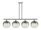 Innovations - 516-4I-SN-G481-10SL - Four Light Island Pendant - Ballston - Brushed Satin Nickel