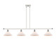 Innovations - 516-4I-WPC-G131-LED - LED Island Pendant - Ballston - White Polished Chrome