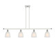 Innovations - 516-4I-WPC-G441-LED - LED Island Pendant - Ballston - White Polished Chrome