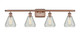 Innovations - 516-4W-AC-G275-LED - LED Bath Vanity - Ballston - Antique Copper