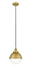 Innovations - 616-1PH-BB-HFS-82-BB-LED - LED Mini Pendant - Edison - Brushed Brass