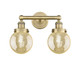 Innovations - 616-2W-BB-G208-6 - Two Light Bath Vanity - Edison - Brushed Brass