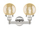 Edison Two Light Bath Vanity (616-2W-PN-G208-6)