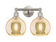 Innovations - 616-2W-SN-G128-8 - Two Light Bath Vanity - Edison - Satin Nickel