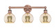 Innovations - 616-3W-AC-G128-6 - Three Light Bath Vanity - Edison - Antique Copper