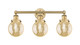 Innovations - 616-3W-BB-G208-6 - Three Light Bath Vanity - Edison - Brushed Brass