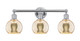 Innovations - 616-3W-PC-G128-6 - Three Light Bath Vanity - Edison - Polished Chrome