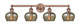 Innovations - 616-4W-AC-G96 - Four Light Bath Vanity - Edison - Antique Copper