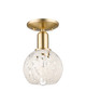 Innovations - 716-1C-CB-G1216-6WM - One Light Semi-Flush Mount - Arcadia - Champagne Bronze