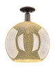 Innovations - 716-1C-OB-G128-14 - One Light Semi-Flush Mount - Arcadia - Oil Rubbed Bronze