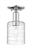 Innovations - 716-1C-PC-G1113 - One Light Semi-Flush Mount - Arcadia - Polished Chrome