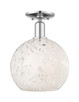 Innovations - 716-1C-PC-G1216-10WM - One Light Semi-Flush Mount - Arcadia - Polished Chrome
