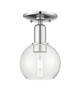 Innovations - 716-1C-PC-G124-6 - One Light Semi-Flush Mount - Arcadia - Polished Chrome