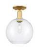 Innovations - 716-1C-SG-G122-10 - One Light Semi-Flush Mount - Arcadia - Satin Gold