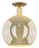 Innovations - 716-1C-SG-G128-12 - One Light Semi-Flush Mount - Arcadia - Satin Gold