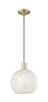 Innovations - 716-1P-AB-G1216-10WM - One Light Mini Pendant - Arcadia - Antique Brass