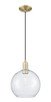 Innovations - 716-1P-AB-G124-10 - One Light Mini Pendant - Arcadia - Antique Brass