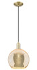 Innovations - 716-1P-AB-G128-10 - One Light Mini Pendant - Arcadia - Antique Brass