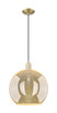 Innovations - 716-1P-AB-G128-12 - One Light Mini Pendant - Arcadia - Antique Brass