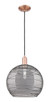 Innovations - 716-1P-AC-G1213-14SM - One Light Mini Pendant - Arcadia - Antique Copper