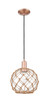 Innovations - 716-1P-AC-G122-10RB - One Light Mini Pendant - Arcadia - Antique Copper