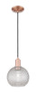 Innovations - 716-1P-AC-G122C-8CL - One Light Mini Pendant - Arcadia - Antique Copper